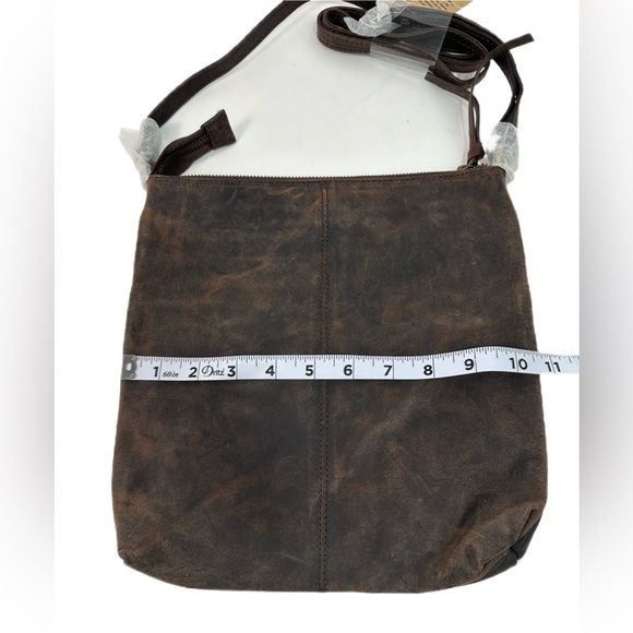 Leather ESTALON Crossbody Bag - Picture 4 of 16